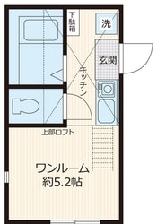 ヒルズ反町B棟の物件間取画像